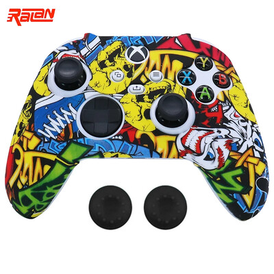 Nove silikonske meke zaštitne futrole za gamepad za Xbox Series S/X kontroler Ručka za igru Joystick Cover Shell s poklopcima za držanje štapa