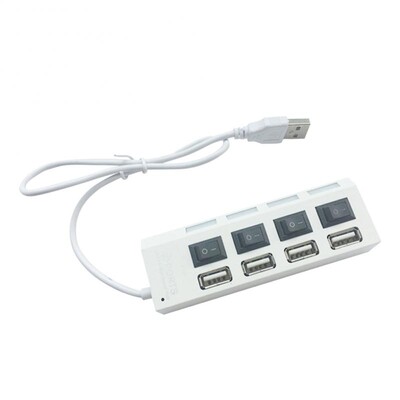 7 prievadų prijungimo stotys USB 2.0 šakotuvas didelės spartos kelių skirstytuvų adapteris, daugkartinis plėtiklis su jungikliu nešiojamam kompiuteriui