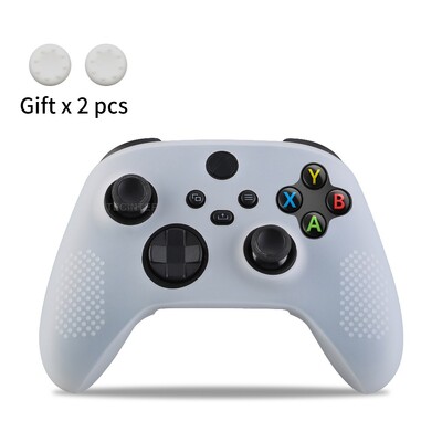 Mekana silikonska torbica za Xbox Series X/S kontroler Zaštitna koža Gamepad Gumena koža Ručke za palac Kapa Poklopac joysticka Školjka