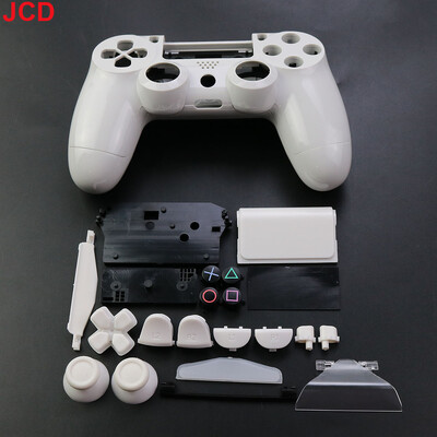 JCD 1 set plastične školjke kućišta s kompletom gumba za PS4 V1 JDM-010 / 011 / 001 Poklopac kućišta ručke kontrolera