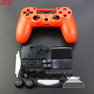 JCD 1 set plastične školjke kućišta s kompletom gumba za PS4 V1 JDM-010 / 011 / 001 Poklopac kućišta ručke kontrolera