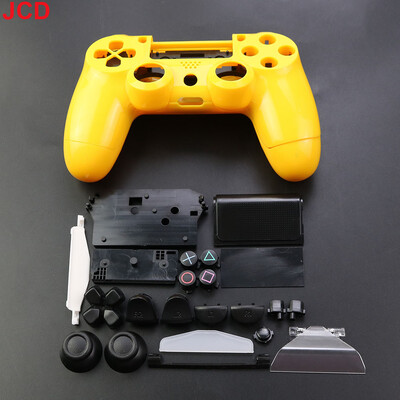 JCD 1 set plastične školjke kućišta s kompletom gumba za PS4 V1 JDM-010 / 011 / 001 Poklopac kućišta ručke kontrolera