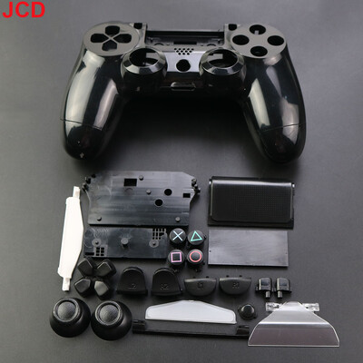 JCD 1 set plastične školjke kućišta s kompletom gumba za PS4 V1 JDM-010 / 011 / 001 Poklopac kućišta ručke kontrolera