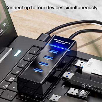 Hub USB Typ C3.0 για Xiaomi Lenovo Macbook Pro Docking Station USB C 4 in1 Docking Station Αξεσουάρ Laptop High Transmission