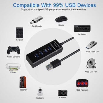 Hub USB Typ C3.0 για Xiaomi Lenovo Macbook Pro Docking Station USB C 4 in1 Docking Station Αξεσουάρ Laptop High Transmission