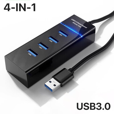 Хъб USB Typ C3.0 за Xiaomi Lenovo Macbook Pro докинг станция USB C 4 in1 докинг станция Аксесоари за лаптоп Висока трансмисия