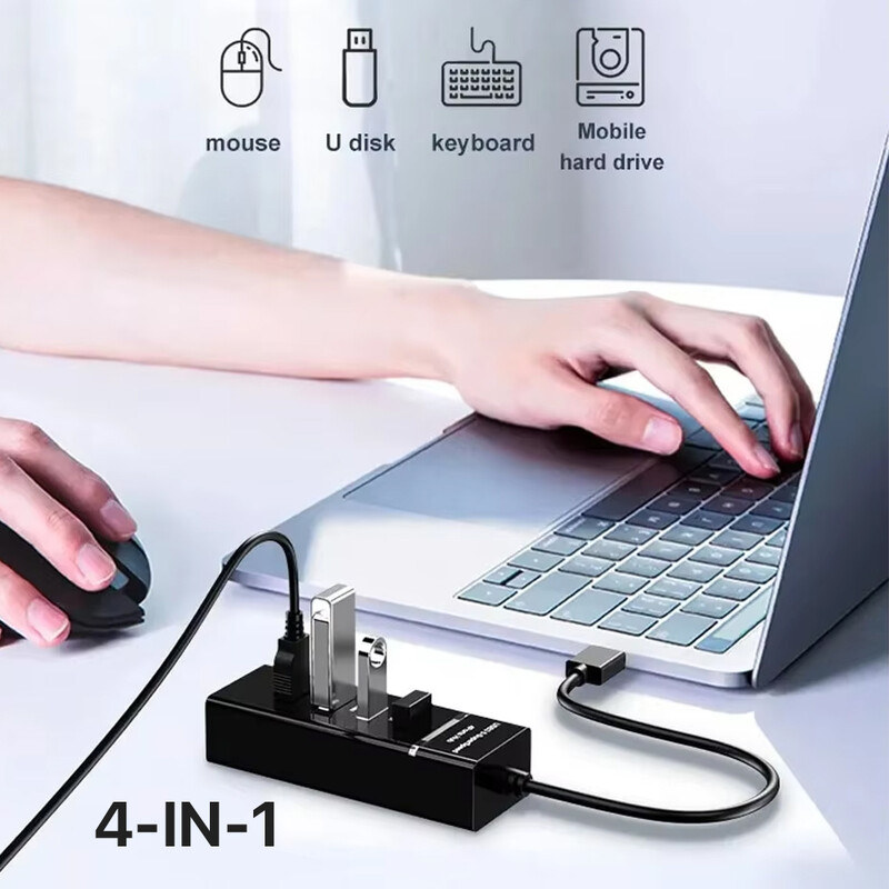 Hub USB Typ C3.0 Za Xiaomi Lenovo Macbook Pro Docking Station USB C 4 in1 Docking Station Dodaci za prijenosna računala High Transmission