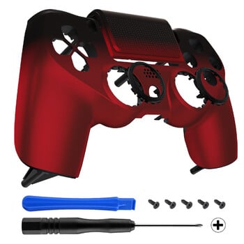 eXtremeRate Ghost Replacement Faceplate Touchpad Cover Redesigned Shell συμβατό με PS4 Slim Pro Controller JDM-040/050/055