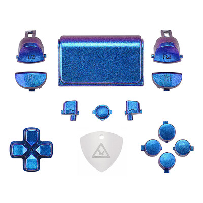 ExtremeRate tinkinti viso rinkinio mygtukai L1R1 L2R2 Dpad Pagrindinis Bendrinimo parinktys su įrankiais, skirtais PS4 Slim Pro valdikliui CUH-ZCT2