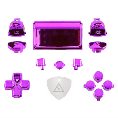 ExtremeRate tinkinti viso rinkinio mygtukai L1R1 L2R2 Dpad Pagrindinis Bendrinimo parinktys su įrankiais, skirtais PS4 Slim Pro valdikliui CUH-ZCT2