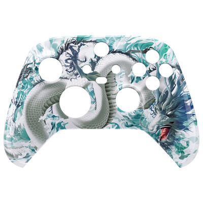 „ExtremeRate“ pritaikyto rašto dalies priekinė dalis, „Soft Touch Grip“ priekinis korpuso korpuso dėklas, skirtas „Xbox“ serijos X/S („Xbox Core“) valdikliui
