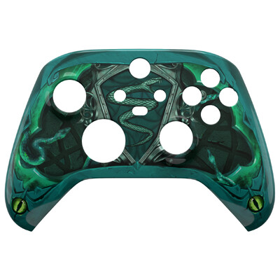 „ExtremeRate“ pritaikyto rašto dalies priekinė dalis, „Soft Touch Grip“ priekinis korpuso korpuso dėklas, skirtas „Xbox“ serijos X/S („Xbox Core“) valdikliui