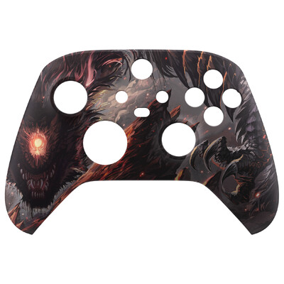 „ExtremeRate“ pritaikyto rašto dalies priekinė dalis, „Soft Touch Grip“ priekinis korpuso korpuso dėklas, skirtas „Xbox“ serijos X/S („Xbox Core“) valdikliui