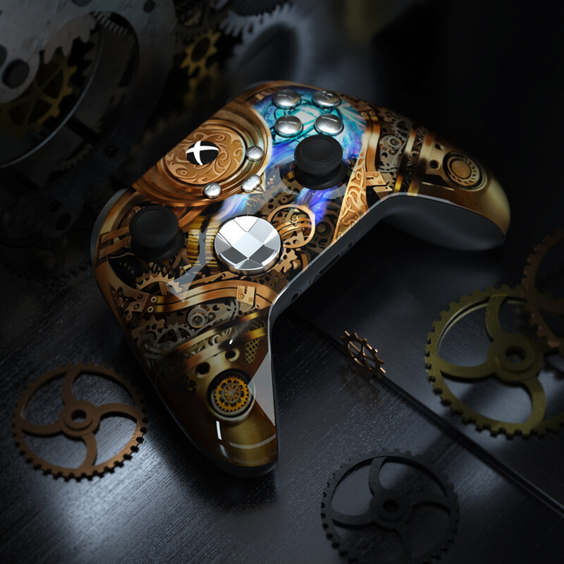 eXtremeRate prednja ploča s prilagođenim uzorkom, mekana ručka s prednjim kućištem, kućište za Xbox Series X/S (Xbox Core) kontroler