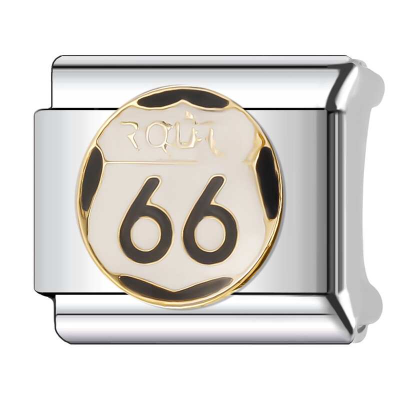 Karštas tarpvalstybinis išpardavimas 9 mm vienos dalies derinio modulinė apyrankė „pasidaryk pats“ rankų apdaila itališko stiliaus klasikinis modelis