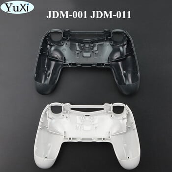 1PCS Gamepad Bottom Housing Shell για PS4 Wireless Controller Λευκή μαύρη πίσω θήκη για Playstation 4 JDM JDS 001 011 010 Repair