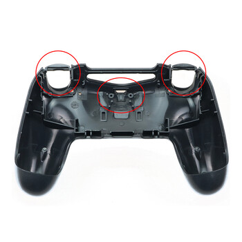 1PCS Gamepad Bottom Housing Shell για PS4 Wireless Controller Λευκή μαύρη πίσω θήκη για Playstation 4 JDM JDS 001 011 010 Repair