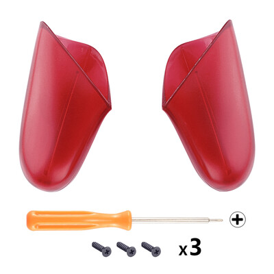 eXtremeRate Transparent Clear Replacement Handle Grips Shell за контролер Nintendo Switch Pro - различни цветове