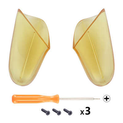 eXtremeRate Transparent Clear Replacement Handle Grips Shell за контролер Nintendo Switch Pro - различни цветове