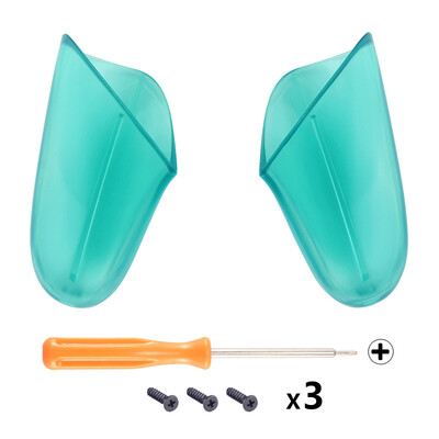 eXtremeRate Transparent Clear Replacement Handle Grips Shell за контролер Nintendo Switch Pro - различни цветове