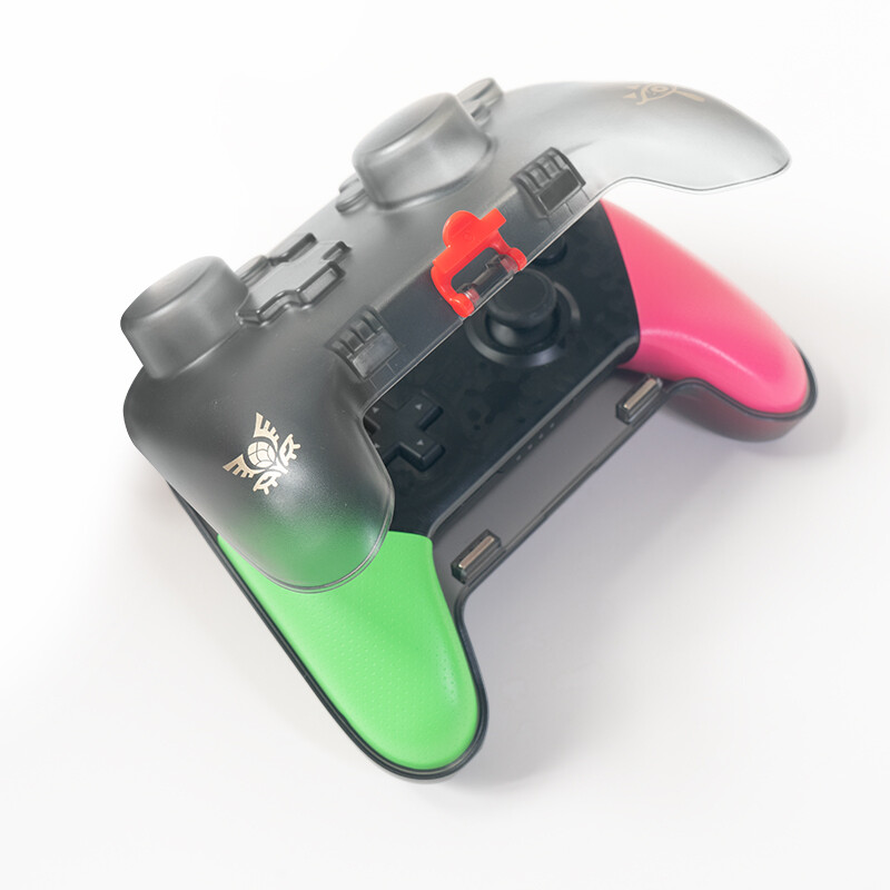 Transparent Clear Crystal Case Controller, zaštitni poklopac, školjka ručke s priključkom za punjenje za Nintendo Switch Pro kontroler