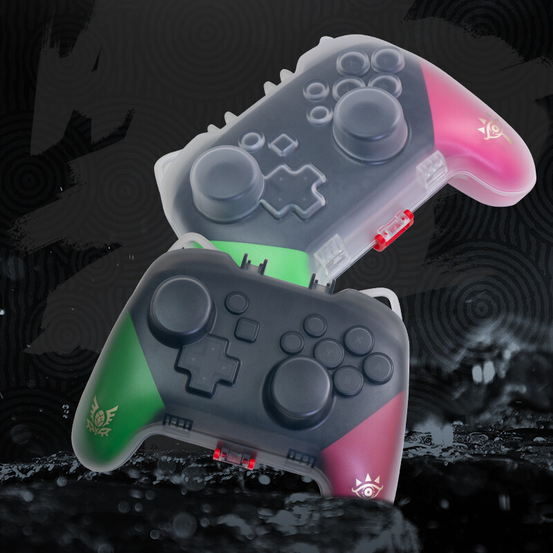 Transparent Clear Crystal Case Controller, zaštitni poklopac, školjka ručke s priključkom za punjenje za Nintendo Switch Pro kontroler