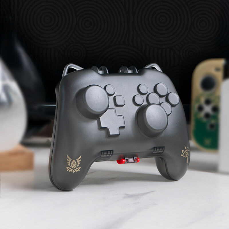 Transparent Clear Crystal Case Controller, zaštitni poklopac, školjka ručke s priključkom za punjenje za Nintendo Switch Pro kontroler