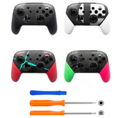 Za Nintendo Switch Pro kontroler DIY prednja ploča, stražnja ploča, ručke NS Pro, zamjenska ručka, kućište, poklopac školjke, dijelovi za popravak, alati