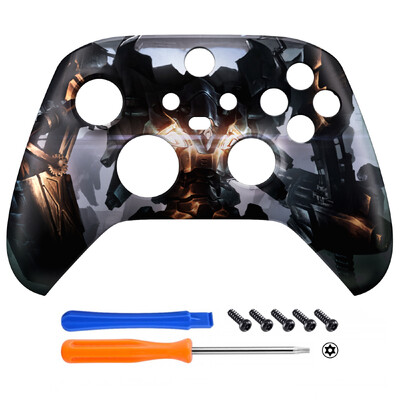 eXtremeRate prednja ploča s prilagođenim uzorkom, mekana ručka s prednjim kućištem, kućište za Xbox Series X/S (Xbox Core) kontroler