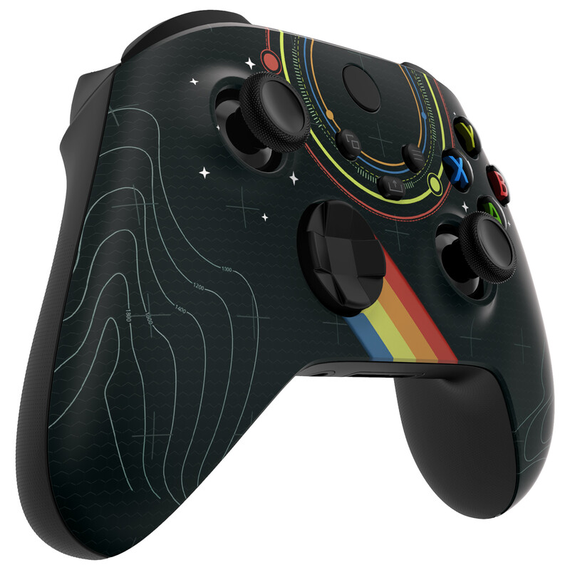 eXtremeRate prednja ploča s prilagođenim uzorkom, mekana ručka s prednjim kućištem, kućište za Xbox Series X/S (Xbox Core) kontroler