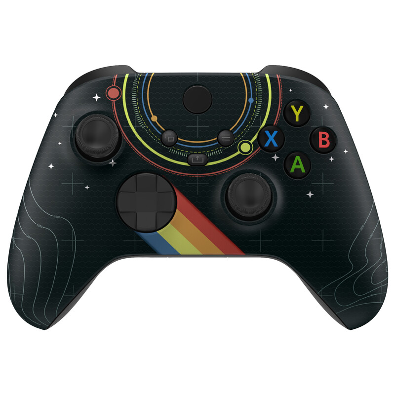 eXtremeRate prednja ploča s prilagođenim uzorkom, mekana ručka s prednjim kućištem, kućište za Xbox Series X/S (Xbox Core) kontroler