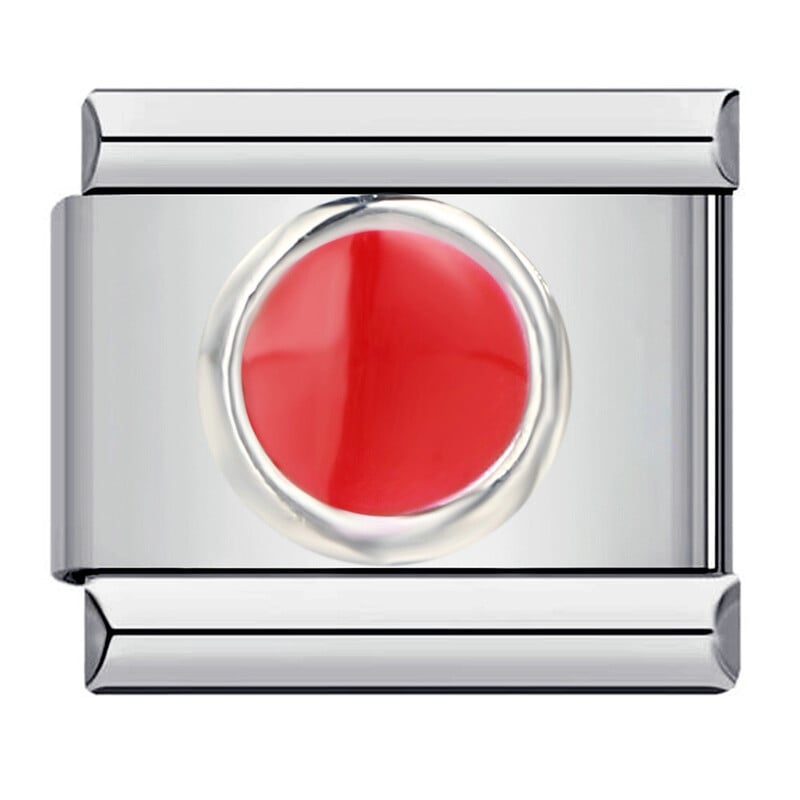 Itāļu nerūsējošā tērauda moduļu rokassprādze, apzeltīta štancēšanas raksts, piloša eļļa, DIY elastīga, personalizēta ķēde ar siksnu