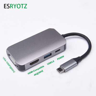 4-U-1 USB HUB 3.0 USB C HUB Dock Station 5Gbps prijenos velikom brzinom USB razdjelnik tipa C na USB OTG adapter za Macbook Pro