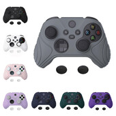 PlayVital Samurai Edition Anti-slip Grip Силиконов защитен калъф за кожа за безжичен контролер Xbox Core с капачки за палци