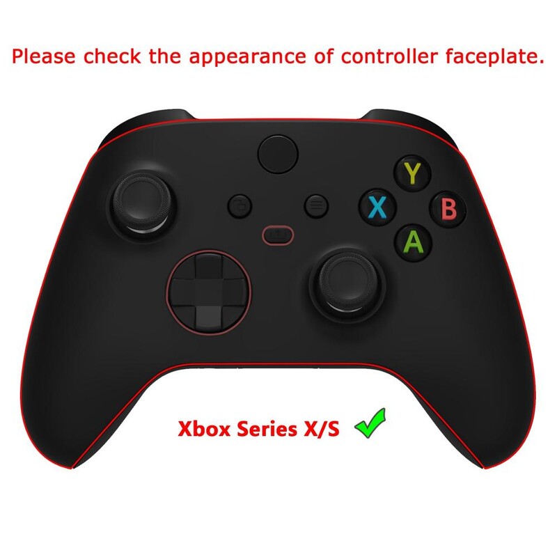 PlayVital Samurai Edition Anti-slip Grip Силиконов защитен калъф за кожа за безжичен контролер Xbox Core с капачки за палци
