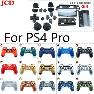 JCD naujas, skirtas PS4 Pro valdiklio korpuso korpuso dangtelio dėklo taisymo modifikavimo rinkinys, skirtas PS4 Pro, JDM 040 pakeitimas