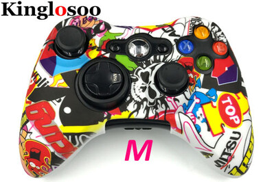 Kamuflažni Camo Controller Gumena futrola Silikonski gel Mekani rukav Zaštitna maska za Xbox 360 Game Pad