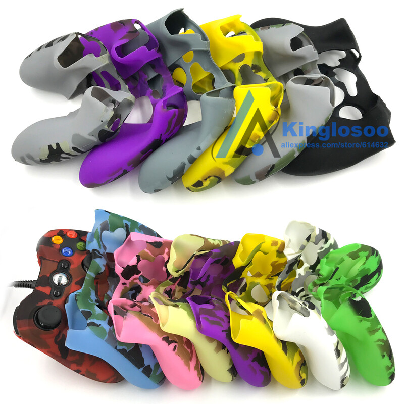 Kamuflažni Camo Controller Gumena futrola Silikonski gel Mekani rukav Zaštitna maska za Xbox 360 Game Pad