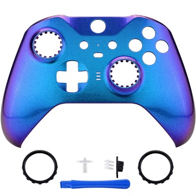 eXtremeRate zamjensko kućište s prednjim kućištem za Xbox One Elite Series 2 kontroler model 1797 - prozirna i jedna serija