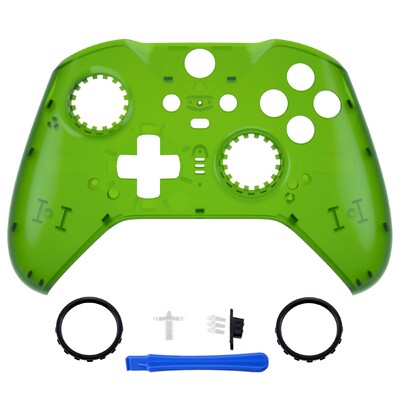 eXtremeRate zamjensko kućište s prednjim kućištem za Xbox One Elite Series 2 kontroler model 1797 - prozirna i jedna serija