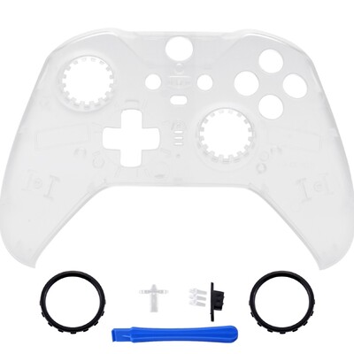 eXtremeRate zamjensko kućište s prednjim kućištem za Xbox One Elite Series 2 kontroler model 1797 - prozirna i jedna serija