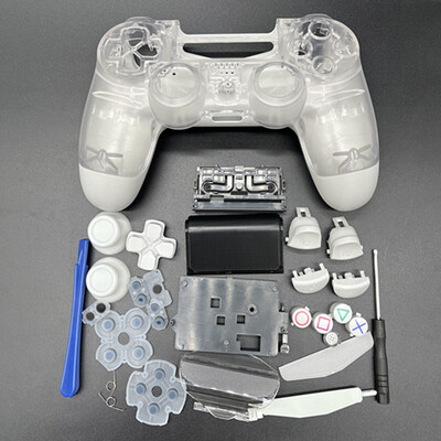 Za PS4 Pro JDM-050 JDM-055 Prozirno kućište kontrolera od tvrde plastike Tipke Zamjenska školjka Gamepad JDS-055 JDS-050
