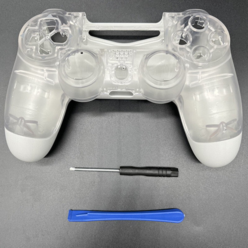 Za PS4 Pro JDM-050 JDM-055 Prozirno kućište kontrolera od tvrde plastike Tipke Zamjenska školjka Gamepad JDS-055 JDS-050
