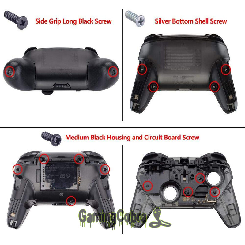 eXtremeRate Emerald Green prilagođena prednja ploča + dijelovi za popravak stražnje ploče s alatima za NS Pro kontroler