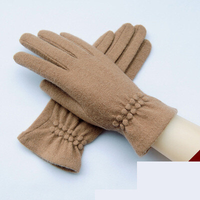 Tople podebljane ženske rukavice za proljeće, jesen i zimu, moderne korejske rukavice od kašmira sa ekranom osjetljivim na dodir za biciklizam na veliko od proizvođača