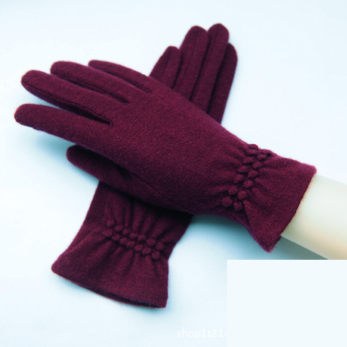 Tople podebljane ženske rukavice za proljeće, jesen i zimu, moderne korejske rukavice od kašmira sa ekranom osjetljivim na dodir za biciklizam na veliko od proizvođača