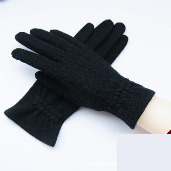 Tople podebljane ženske rukavice za proljeće, jesen i zimu, moderne korejske rukavice od kašmira sa ekranom osjetljivim na dodir za biciklizam na veliko od proizvođača