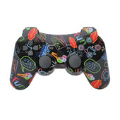 Belaidis valdiklis, skirtas Sony PS3 Bluetooth žaidimų pultelis, skirtas PS3 6 ašių dvigubas vibracinis vairasvirtė, skirta Play Station 3 vairasvirtės nuotolinio valdymo rankenai