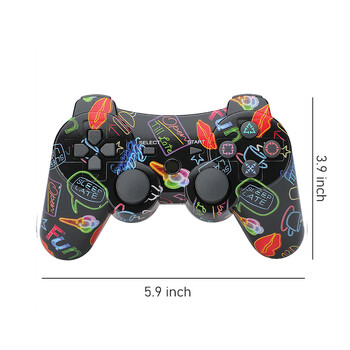 Ασύρματο χειριστήριο για Sony PS3 gamepad Bluetooth για PS3 Joystick διπλής δόνησης 6 αξόνων για τηλεχειριστήριο χειριστηρίου Play Station 3