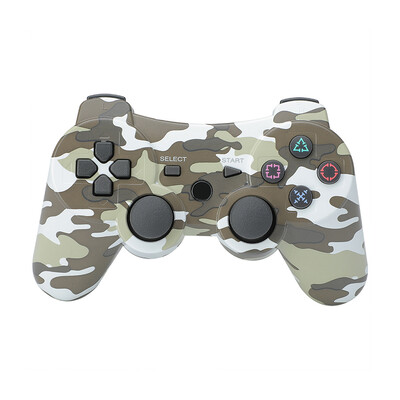 Belaidis valdiklis, skirtas Sony PS3 Bluetooth žaidimų pultelis, skirtas PS3 6 ašių dvigubas vibracinis vairasvirtė, skirta Play Station 3 vairasvirtės nuotolinio valdymo rankenai